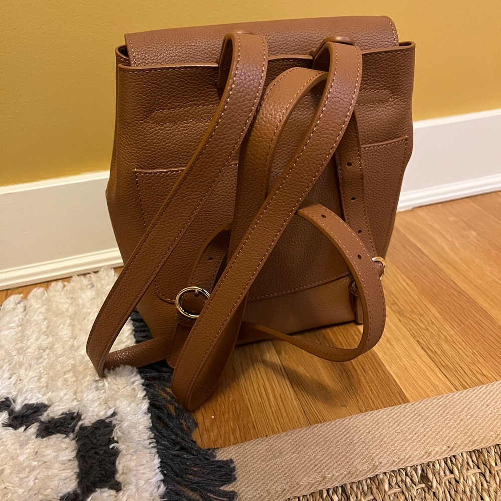 Quince Italian Leather Small Backpack - Picture 3 of 6